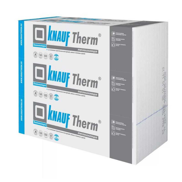 Утеплитель пенополистирол Кнауф Therm Пол 100х1200х1000 100 мм