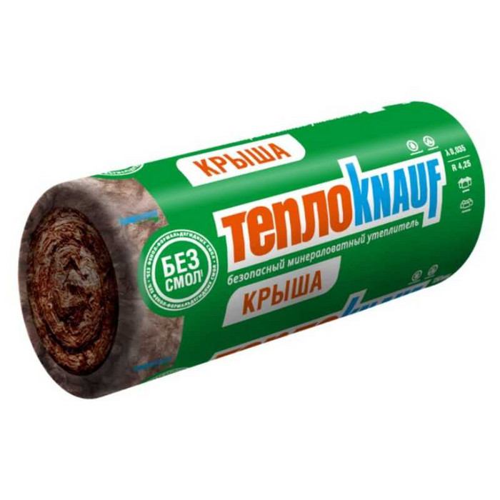 Утеплитель ТеплоКНАУФ крыша 180х1220х3445 180 мм